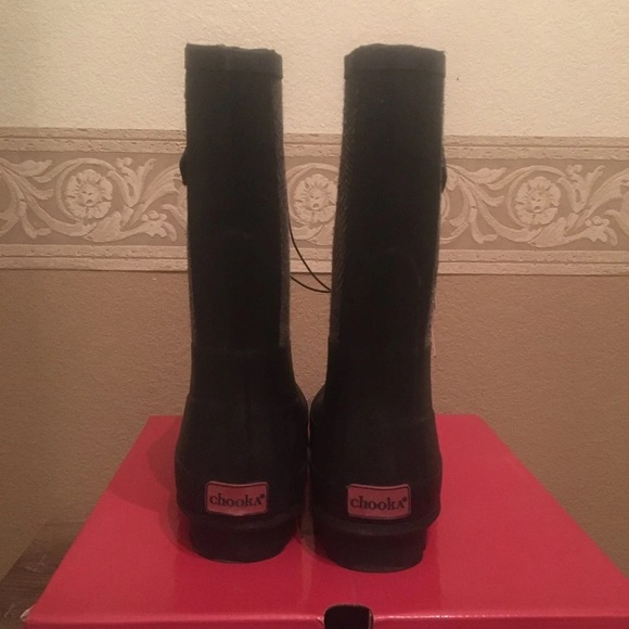 New Women's Chooka Mid Cafe Racer Herringb… - Picture 4 of 5